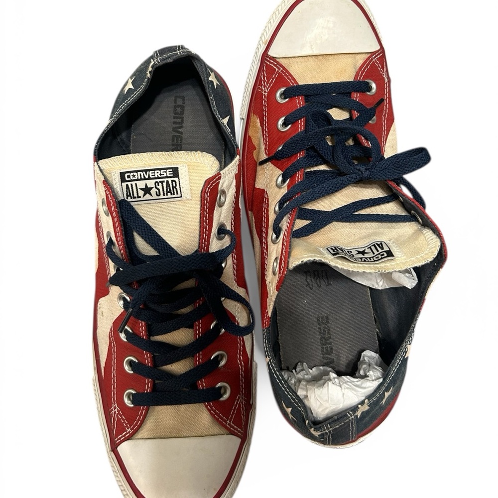 USA flag Low Chuck Taylor Converse - Picture 5 of 10